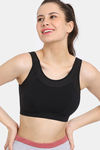 Zelocity Easy Movement Sports Bra With Removable Padding - Tap Shoe — thumbnail 1